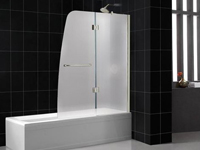 Frameless Hinged Shower Screens