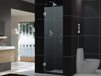 Frameless Pivoting Shower Screens